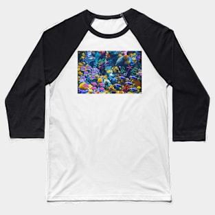 Tropical Fish Baseball T-Shirt